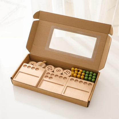 Montessori Counting Pegs Board